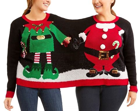 double ugly christmas sweater|double christmas sweaters for women.